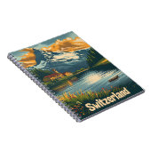 Majestic Matterhorn: Lakeside Bliss in Schweiz Notizblock (Rechte Seite)
