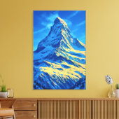 Majestic Matterhorn Leinwanddruck (Insitu (Wohnzimmer))