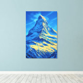 Majestic Matterhorn Leinwanddruck (Insitu (Holzboden))