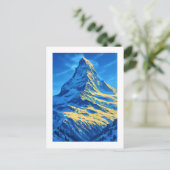 Majestic Matterhorn Postkarte (Stehend Vorderseite)