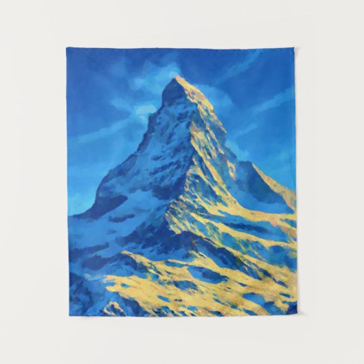 Majestic Matterhorn Wandteppich (Vorderseite)