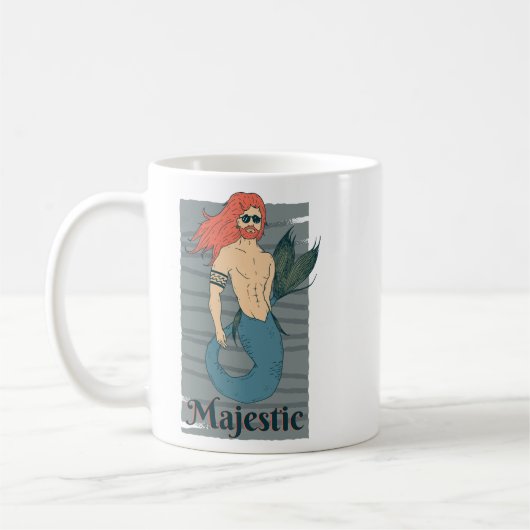 Majestic Merman Kaffeetasse (Links)