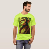 Majestic Monarch: Monkey KingPrinted T - Shirt (Vorne ganz)