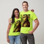 Majestic Monarch: Monkey KingPrinted T - Shirt (Unisex)