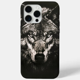 Majestic Monochrome Wild Wolf Case-Mate iPhone Hülle