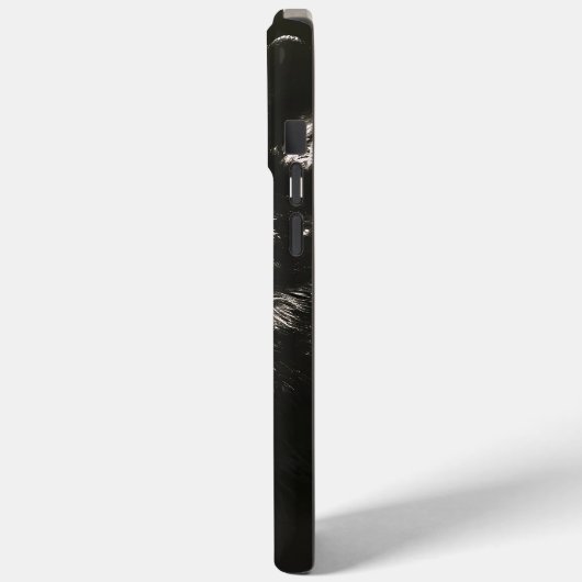 Majestic Monochrome Wild Wolf Case-Mate iPhone Hülle (Rückseite / Links)