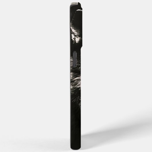 Majestic Monochrome Wild Wolf Case-Mate iPhone Hülle (Rückseite / Rechts)