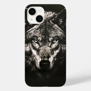 Majestic Monochrome Wild Wolf Case-Mate iPhone 14 Hülle