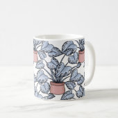 Majestic monstera kaffeetasse (VorderseiteRechts)