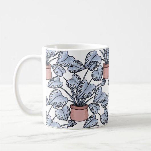 Majestic monstera kaffeetasse (Links)
