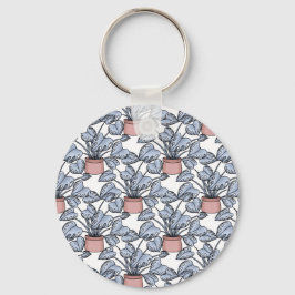 Majestic monstera schlüsselanhänger