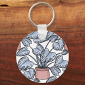 Majestic monstera schlüsselanhänger (Rückseite)