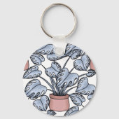 Majestic monstera schlüsselanhänger (Rückseite)