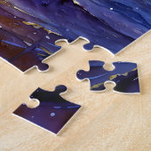 Majestic Moonlit Dolphins at Sunset Ocean Puzzle (Seite)