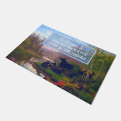 Majestic Moose Boreal Forest Wild Nature anpassen Fußmatte (Schrägansicht)