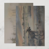 Majestic Moose Dankeskarte (Vorne/Hinten)