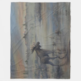 Majestic Moose Fleecedecke