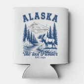 Majestic Moose in Alaska Landscape Dosenkühler (Rückseite)