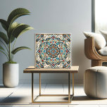 Majestic Mosaik: Intrikate geometrische Fliesenges Fliese<br><div class="desc">Diese exquisite Kachel besticht durch eine Symphonie geometrischer Muster, die traditionelle Kunst mit moderner Präzision verbindet. Jedes Segment des Designs ist ein Beleg für die Handwerkskunst und zeigt eine lebhafte Palette von Blues-, Rot- und Erdtönen, die mit zarten Blumenmotiven und Winkellinien verwoben sind. Ideal, um jedem Raum eine Touch der...</div>