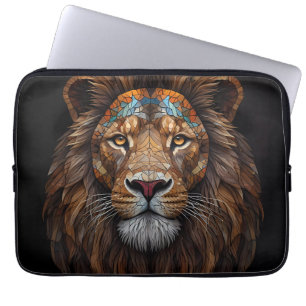 Majestic Mosaik Lion Head Laptopschutzhülle