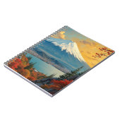 Majestic Mount Fuji Notebook Notizblock (Linke Seite)