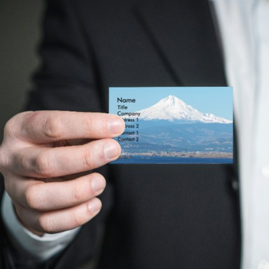 Majestic Mount Hood Landschaft Visitenkarte