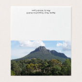 Majestic Mount Sturgeon aus Dunkeld Grußkarte (Außenseite Aufgefaltet)