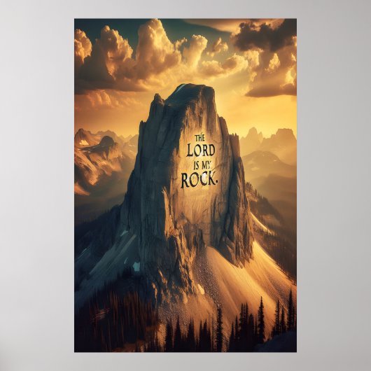 Majestic Mountain: Der Herr ist mein Felsen Poster (Vorne)