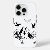 Majestic Mountain Eagle – iPhone 15 Pro Max Case (Rückseite)
