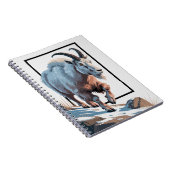 Majestic Mountain Goat 3D Frame Illustration Notizblock (Rechte Seite)
