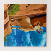 Majestic Mountain Goat Puzzle (Horizontal)