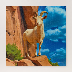 Majestic Mountain Goat Puzzle