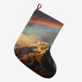 Majestic Mountain Großer Weihnachtsstrumpf (Vorderansicht (hängend))