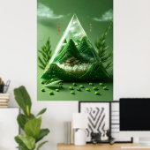 Majestic Mountain Landschaft Poster (Heimbüro)