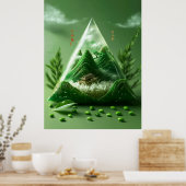 Majestic Mountain Landschaft Poster (Küche)