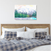 Majestic Mountain Leinwanddruck (Insitu (Schlafzimmer))