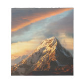 Majestic Mountain Notizblock (Vorderseite)