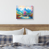 Majestic Mountain Oase Leinwanddruck (Insitu (Schlafzimmer))