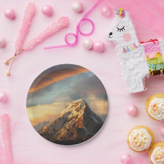 Majestic Mountain Pappteller (Party)