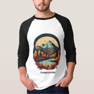 Majestic Mountain Peaks T - Shirt - Abenteuer erwa