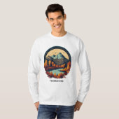 Majestic Mountain Peaks T - Shirt - Abenteuer erwa (Vorne ganz)
