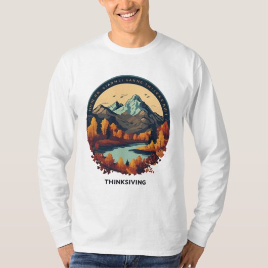 Majestic Mountain Peaks T - Shirt - Abenteuer erwa (Vorderseite)
