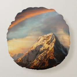 Majestic Mountain Rundes Kissen