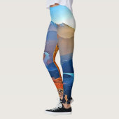 Majestic Mountain Valley Flow Design Leggings (Links)