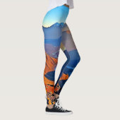 Majestic Mountain Valley Flow Design Leggings (Rechts)