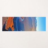 Majestic Mountain Valley Flow Design Yogamatte (Vorderseite (Horizontal))