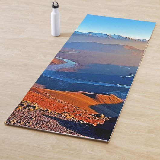 Majestic Mountain Valley Flow Design Yogamatte (Beispiel)