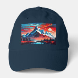 Majestic Mountain Vista Cap Truckerkappe
