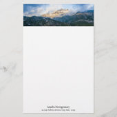 Majestic Mountains Landschaftlich Nature Foto Briefpapier (Vorderseite)