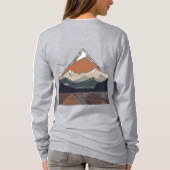 "Majestic Mountains" T-Shirt (Rückseite)